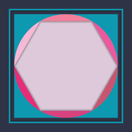 Geometric colorful background and abstract wallpaper theme Vector illustrationのイラスト素材