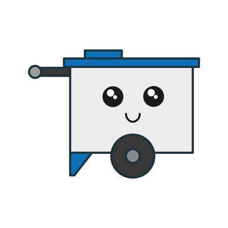 food truck icon over white background vector illustrationのイラスト素材