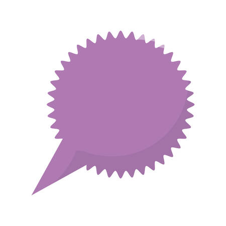 speech bubble icon over white background vector illustrationのイラスト素材