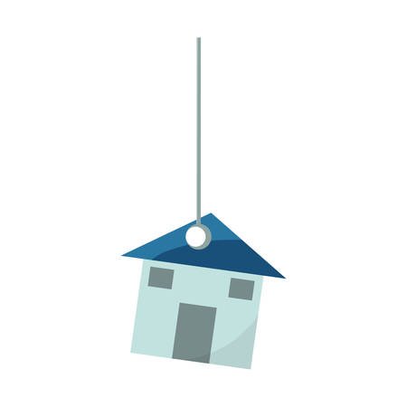 house icon over white background vector illustrationのイラスト素材