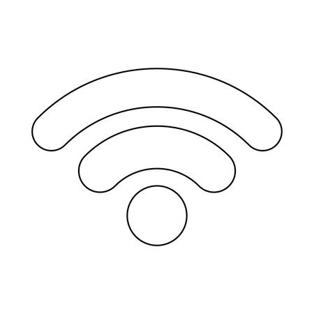 Wireless sign iconのイラスト素材