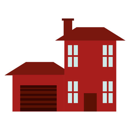 house icon over white background vector illustrationのイラスト素材