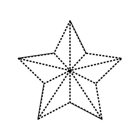 star icon over white background vector illustrationのイラスト素材