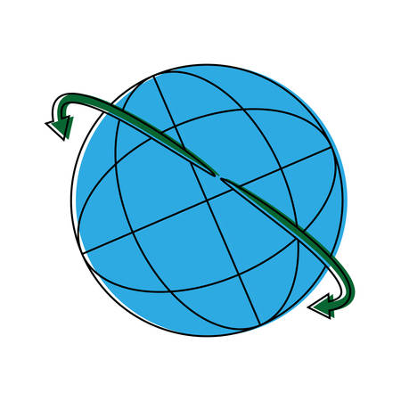 Global sphere icon.のイラスト素材