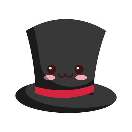 Top hat icon over white background vector illustrationのイラスト素材