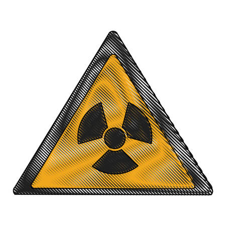 Radioactive sign icon.のイラスト素材
