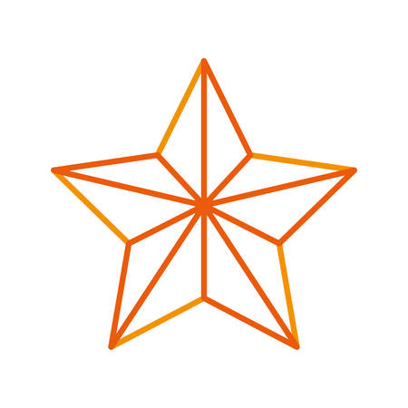 Colored Christmas  star clip-art design illustration.のイラスト素材