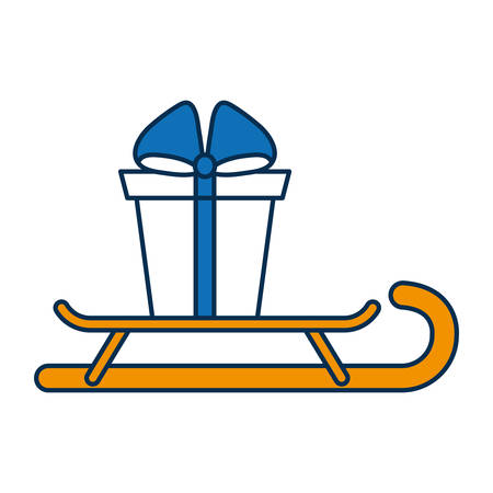 gift box icon over white background vector illustratioのイラスト素材