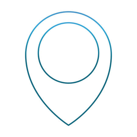 location pin icon over white background vector illustrationのイラスト素材