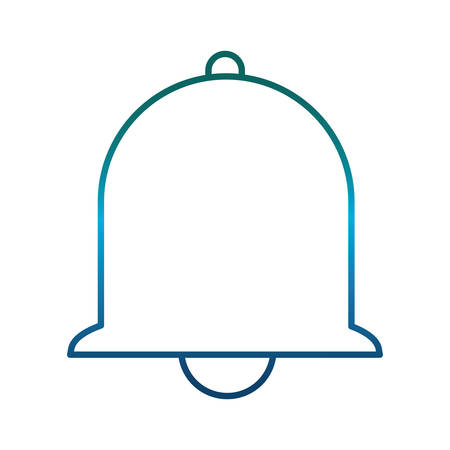 bell icon over white background vector illustrationのイラスト素材