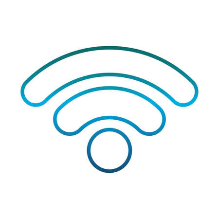 wireless icon over white background vector illustrationのイラスト素材