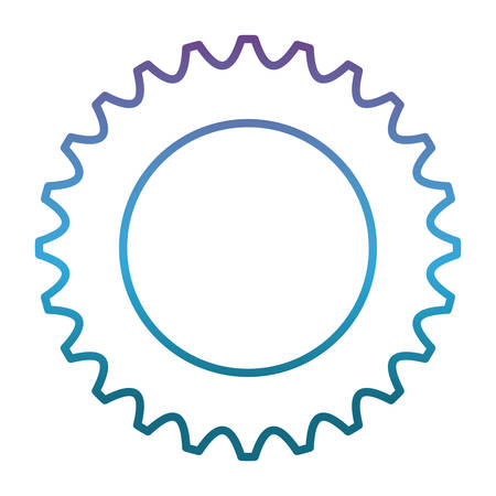 Gear wheel icon over white background vector illustrationのイラスト素材