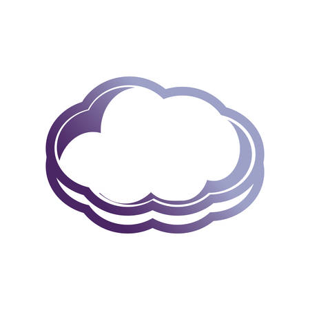 cloud icon over white background vector illustrationのイラスト素材