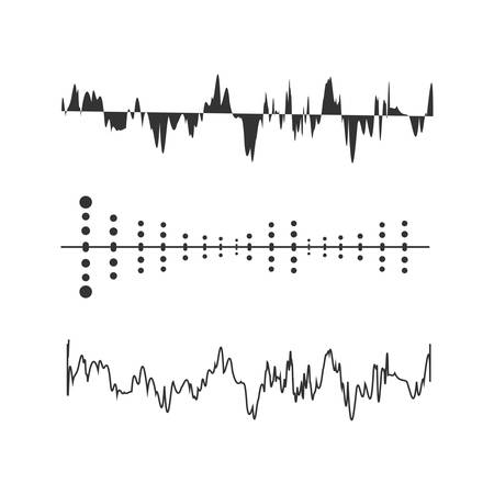 sound wave icon over over white background vector illustrationのイラスト素材
