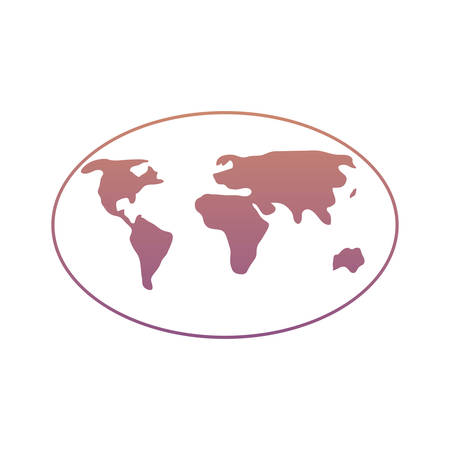 earth planet design conceptのイラスト素材