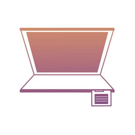 laptop computer designのイラスト素材