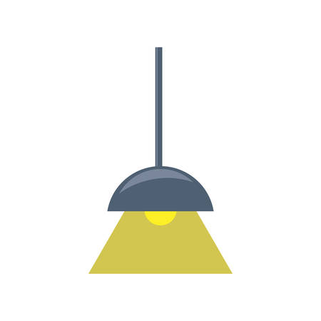 roof lamp icon over white background colorful design vector illustrationのイラスト素材