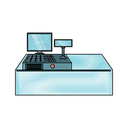 cash register iconのイラスト素材