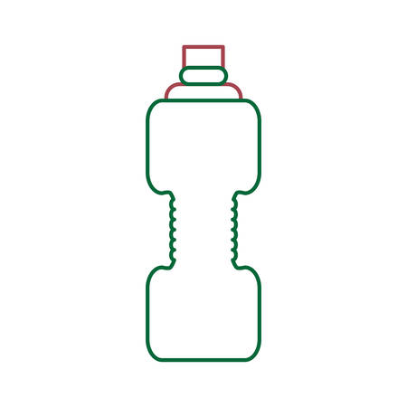 A water bottle icon over white background vector illustrationのイラスト素材