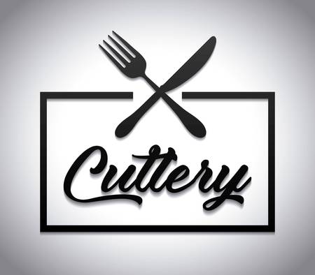 cutlery symbol designのイラスト素材