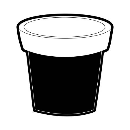 Flowerpot illustration.のイラスト素材