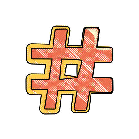 Hashtag social symbol.のイラスト素材