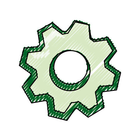 Gear machinery piece.のイラスト素材
