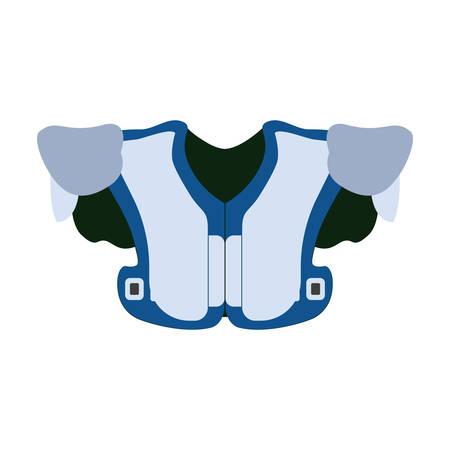 shoulder pads Vector illustration on white background.のイラスト素材