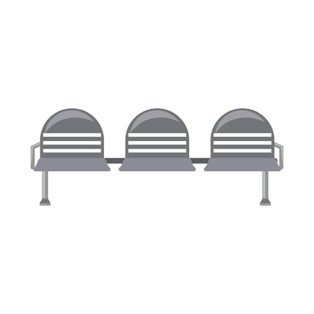 Seats icon over white background colorful design vector illustrationのイラスト素材