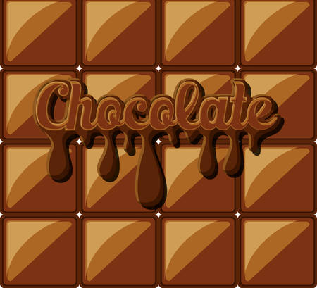 chocolate bar background colorful design vector illustrationのイラスト素材