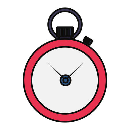 Chronometer in colored cartoon design illustration.のイラスト素材