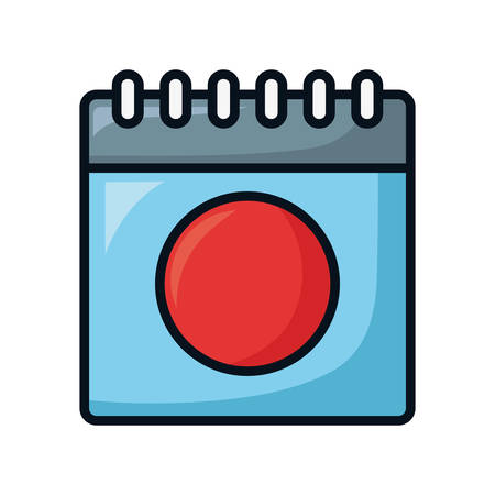 Calendar event date icon vector illustration graphic designのイラスト素材