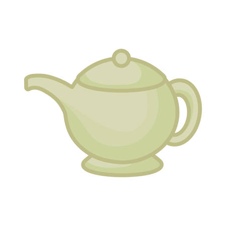 Porcelain teapot isolated icon vector illustration graphic designのイラスト素材