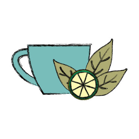 Lemon tea cup icon vector illustration graphic designのイラスト素材