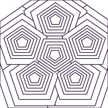 Abstract and geometric background icon vector illustration graphic designのイラスト素材
