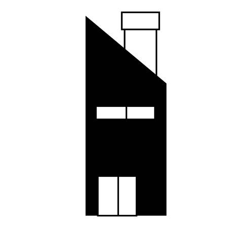 city building icon imageのイラスト素材