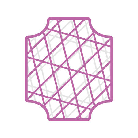 Triangles frame emblemのイラスト素材