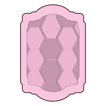 hive Abstract frame emblem icon vector illustration graphic designのイラスト素材