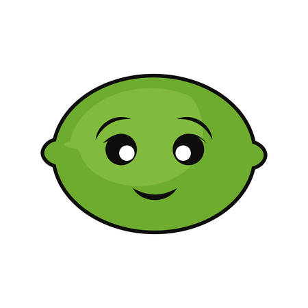 Lemon citric fruit icon vector illustration graphic designのイラスト素材