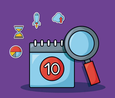 seo and web optimization concept vector illustration graphic designのイラスト素材