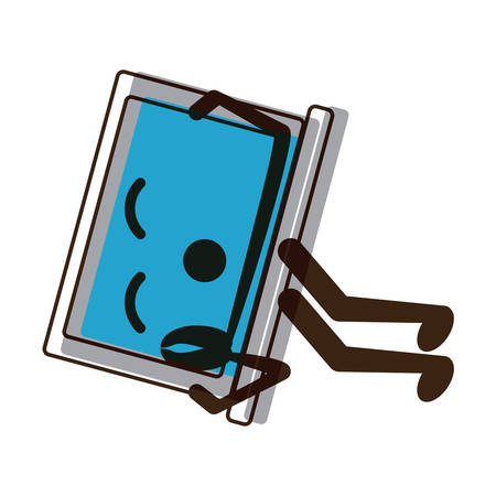 Laptop computer iconのイラスト素材