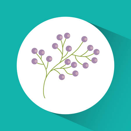 flower with stem emblem image vector illustration designのイラスト素材