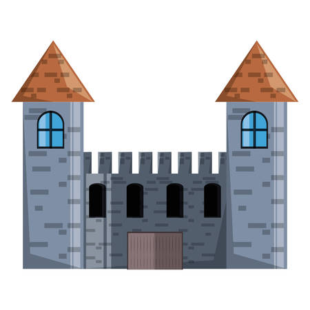 Medieval castle designのイラスト素材
