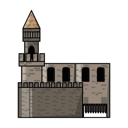 Medieval castle icon imageのイラスト素材