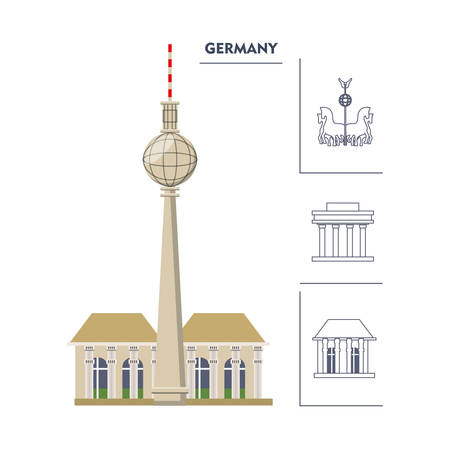 Germany design conceptのイラスト素材