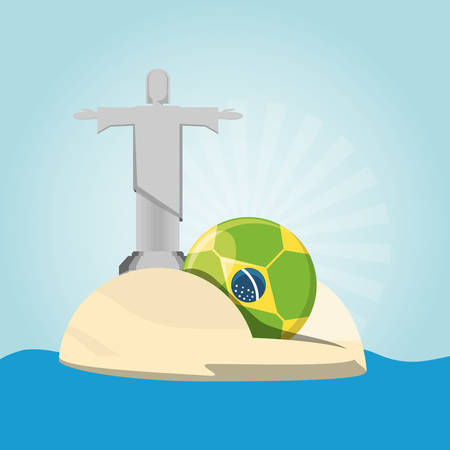 Welcome to brazil designのイラスト素材