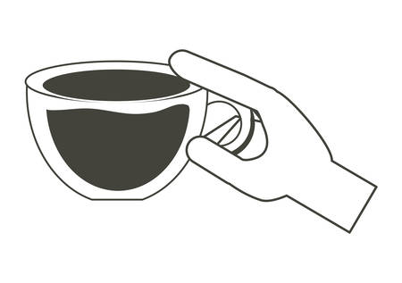 coffee drinks designのイラスト素材