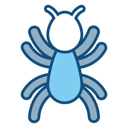 ant icon over white background, colorful design. vector illustrationのイラスト素材