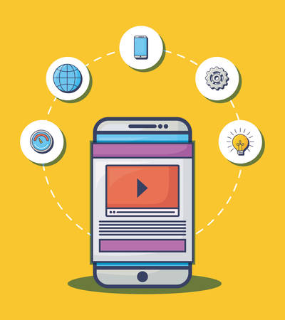 Email advertising icon designのイラスト素材