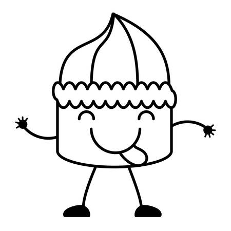 birthday cake iconのイラスト素材